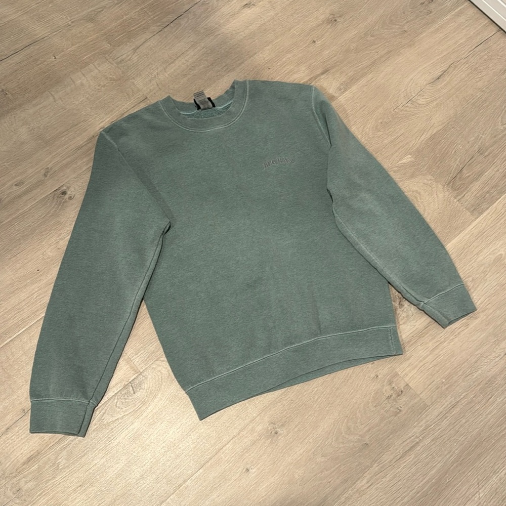 BDG jeans urban outfitters crewneck sweatshirt olive XS